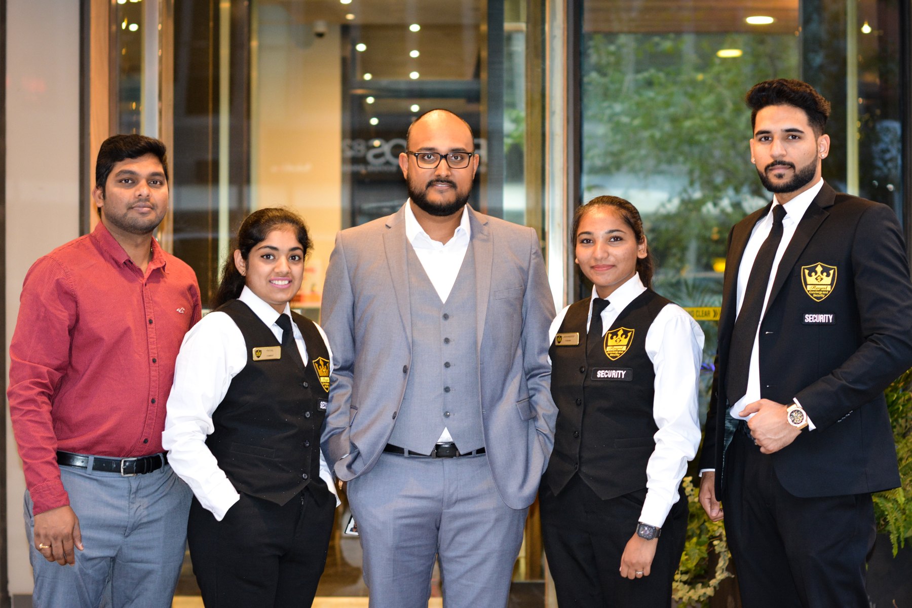 The Royal Concierge and Security team in uniform